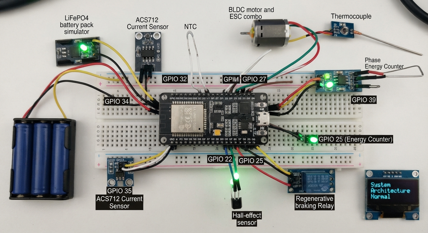 ESP32 Landscape Pinout Map