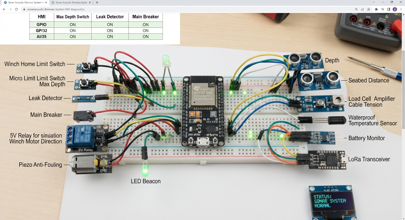 ESP32 Landscape Pinout Map
